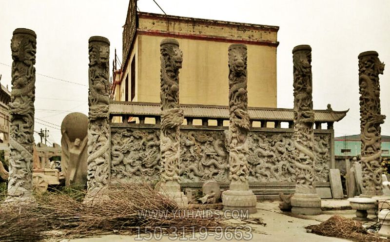 青石龙柱（编号0070）_1583博鱼网页版