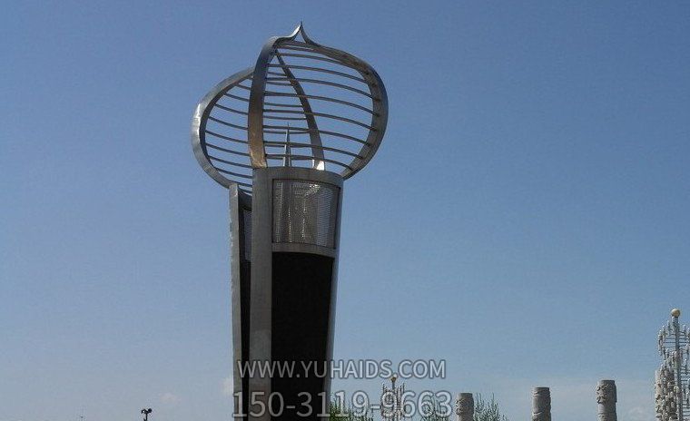 公园不锈钢镂空铁艺创意火炬博鱼网页版