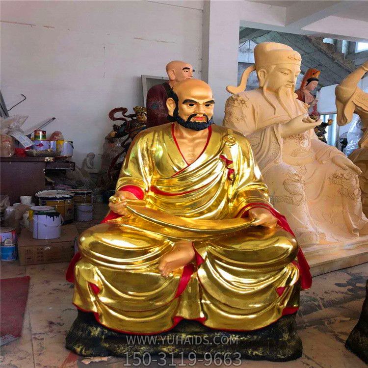 寺庙供奉玻璃钢彩绘神佛十八罗汉博鱼网页版