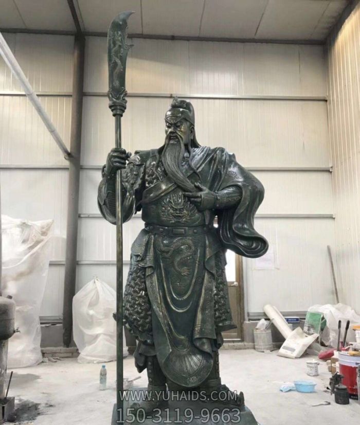 铜雕景区寺庙大型神佛关公博鱼网页版