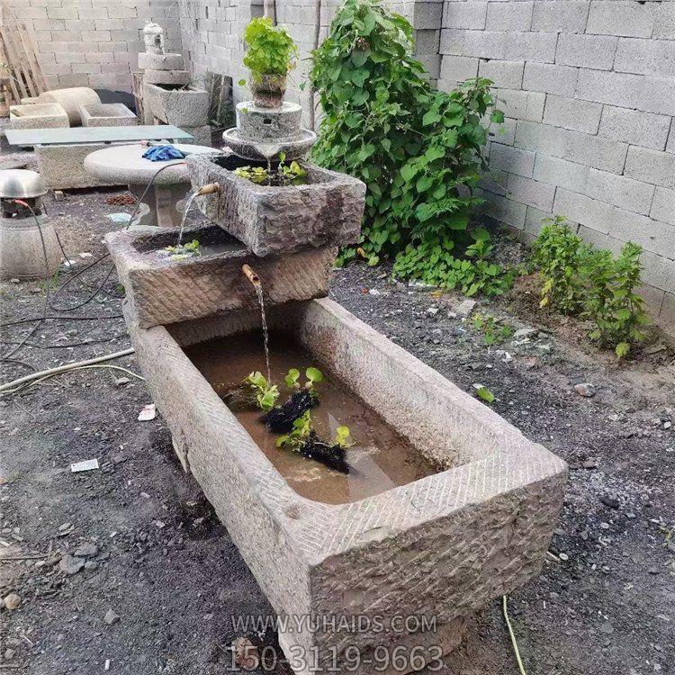 石槽流水，别墅庭院小景博鱼网页版