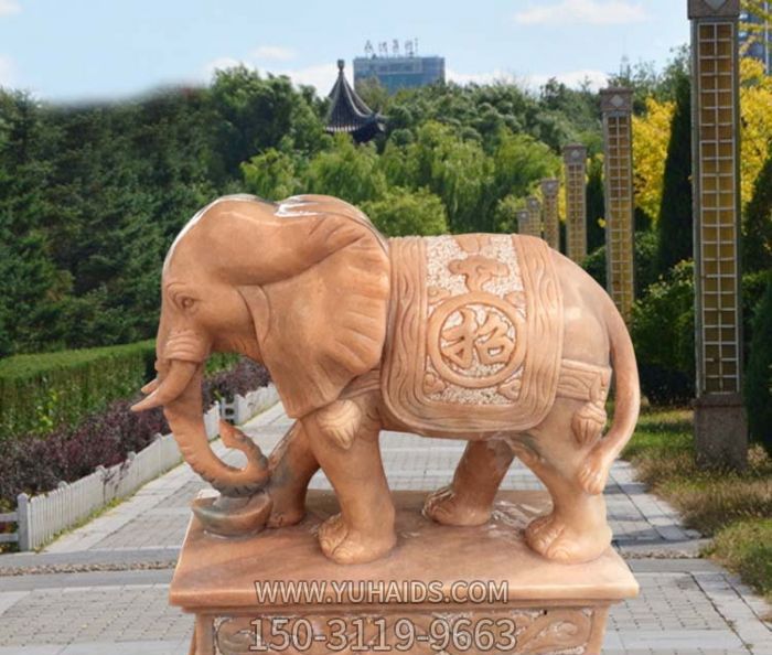 寺庙晚霞红石雕镇宅大象博鱼网页版