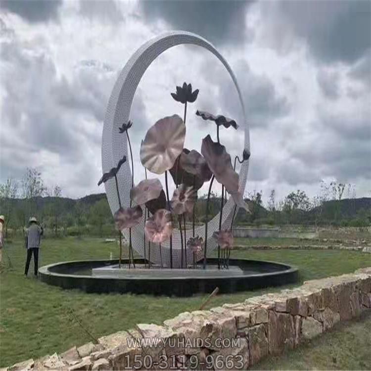 户外公园大型不锈钢抽象镜面创意景观博鱼网页版