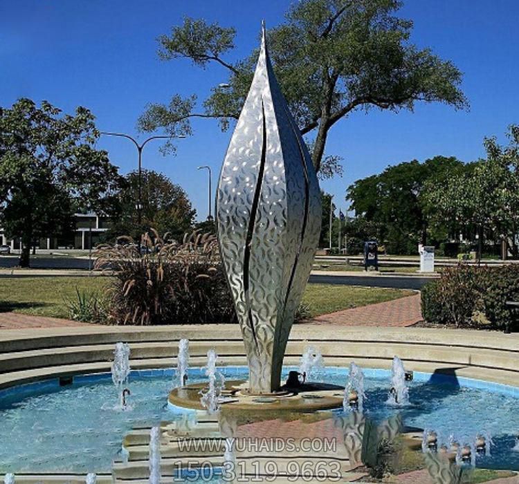 不锈钢创意浪花喷泉博鱼网页版