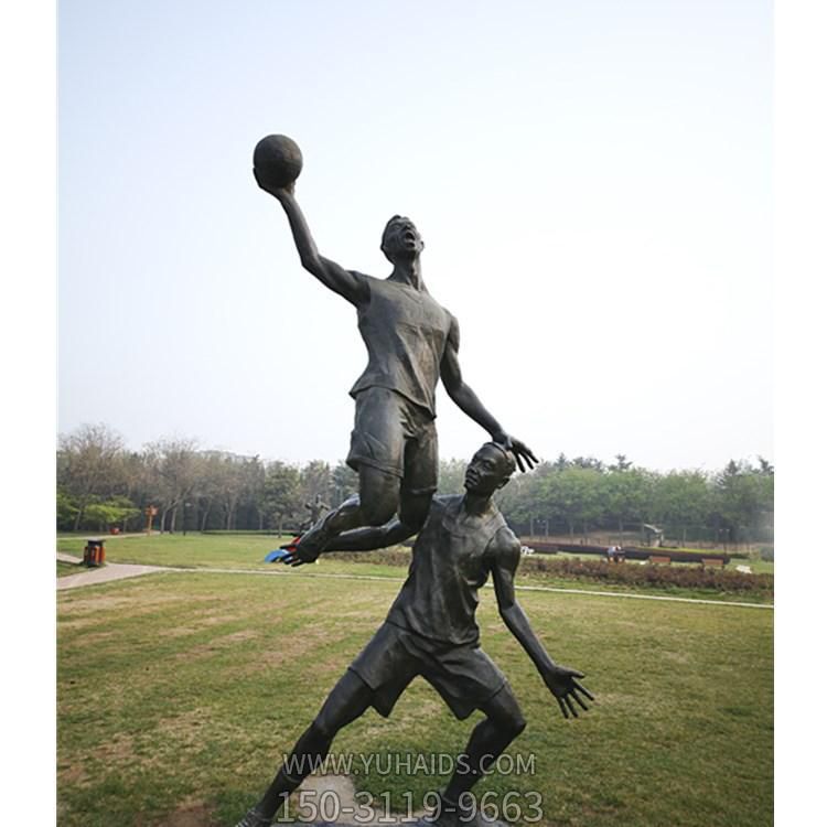 运动主题玻璃钢仿铜运动人物博鱼网页版