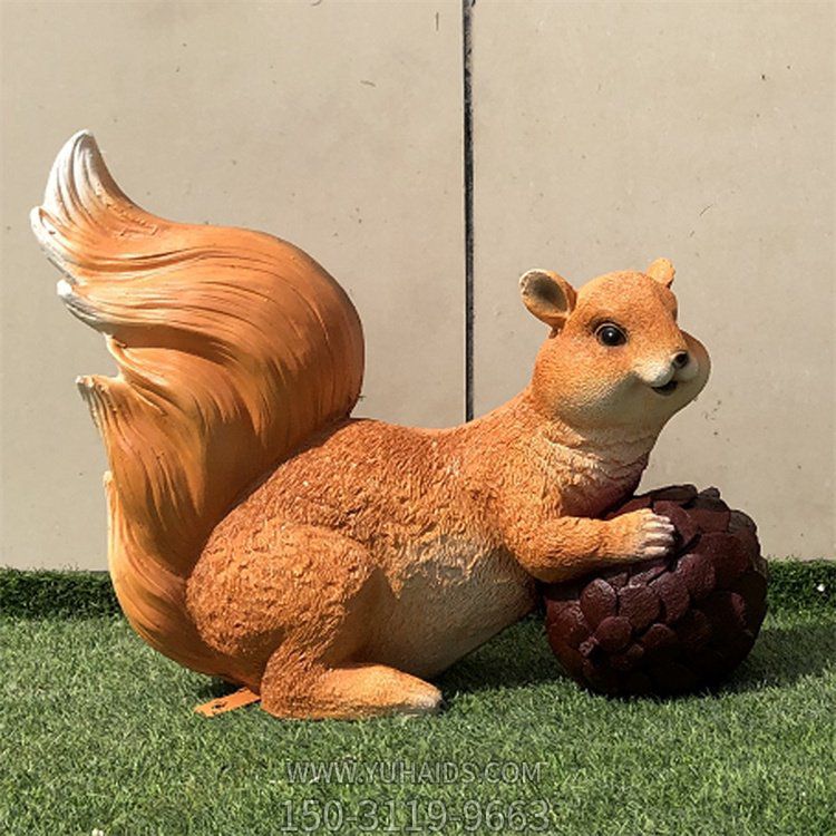 公园玻璃钢仿真松鼠博鱼网页版