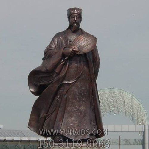大型广场商业街摆放铸铜人物景观博鱼网页版