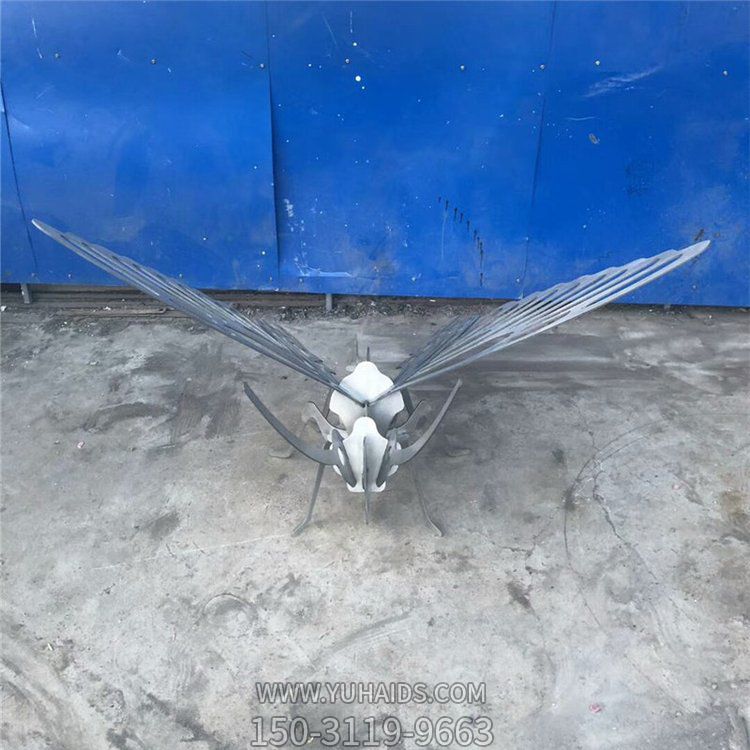 园林户外草坪不锈钢抽象蝴蝶博鱼网页版