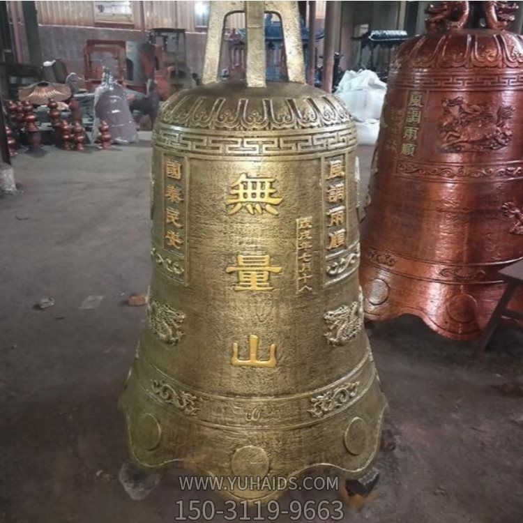 铜雕户外园林寺庙大型铜钟博鱼网页版
