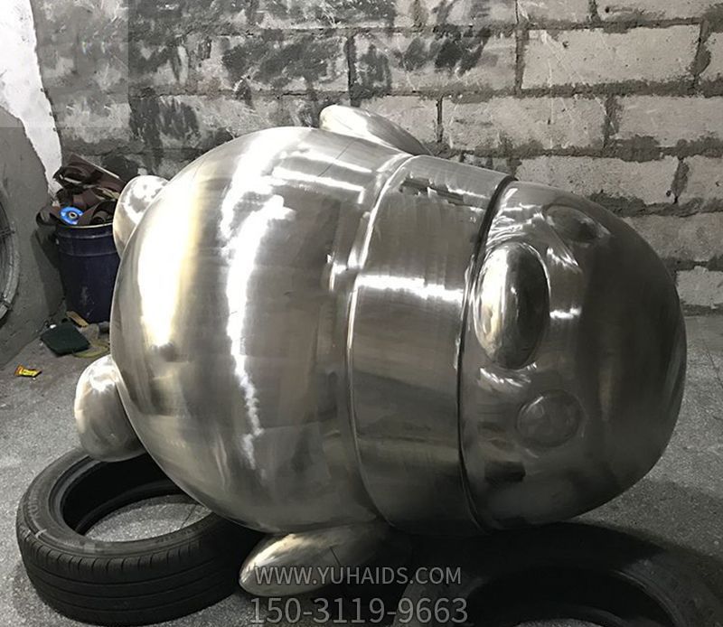 不锈钢白钢镜面躺倒的企鹅博鱼网页版