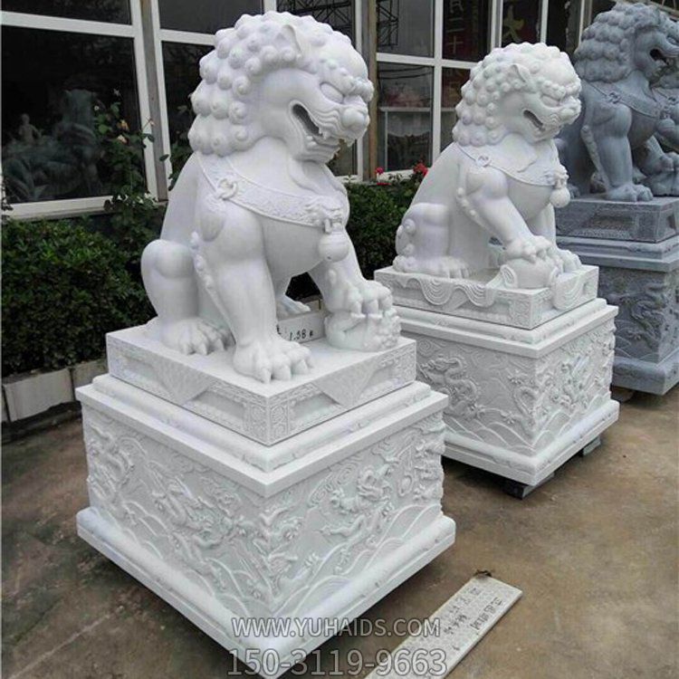 别墅门口大型门墩狮子博鱼网页版摆件