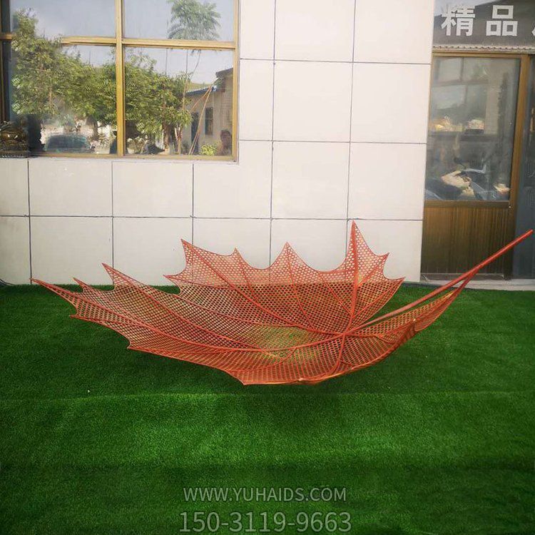 不锈钢户外草坪创意枫叶博鱼网页版