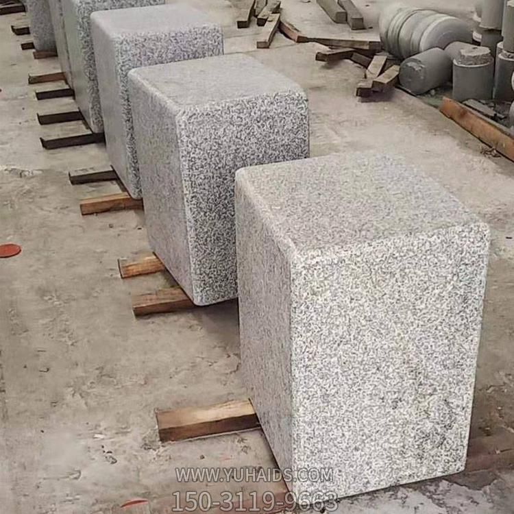 庭院家用花岗岩雕刻方形休息石凳博鱼网页版