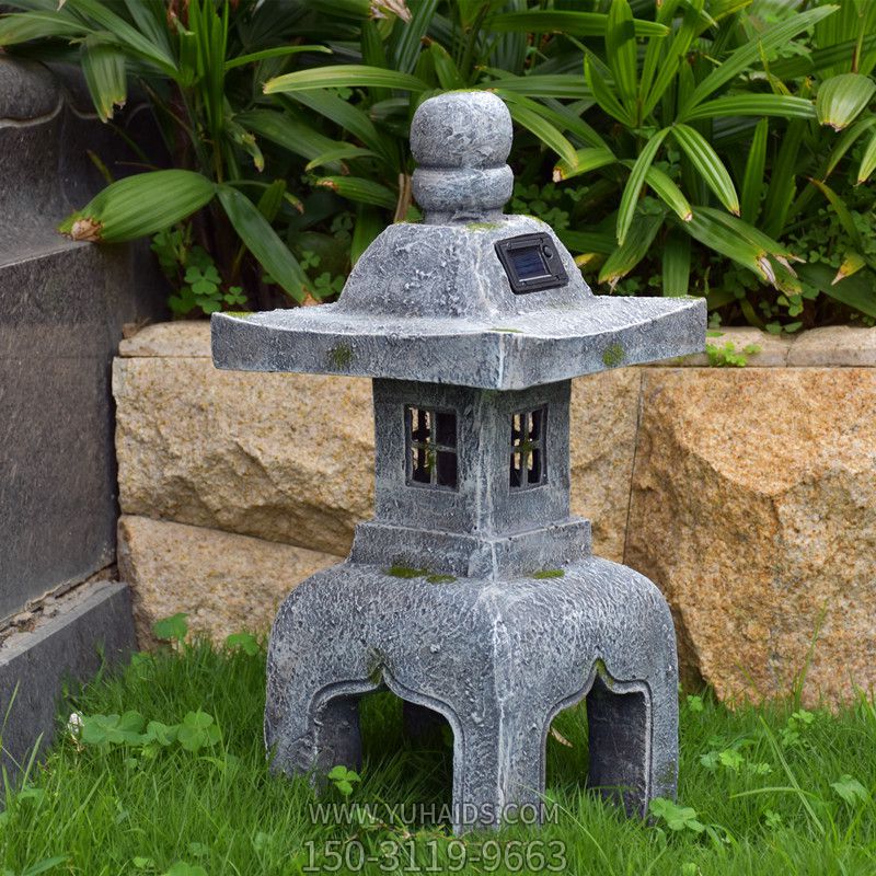 太阳能仿真石雕落地灯装饰户外园林微景观灯博鱼网页版