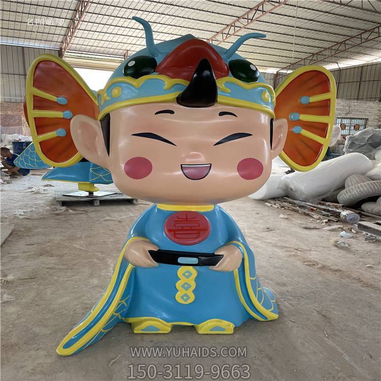 玻璃钢卡通广场活动主题卡通人物博鱼网页版摆件