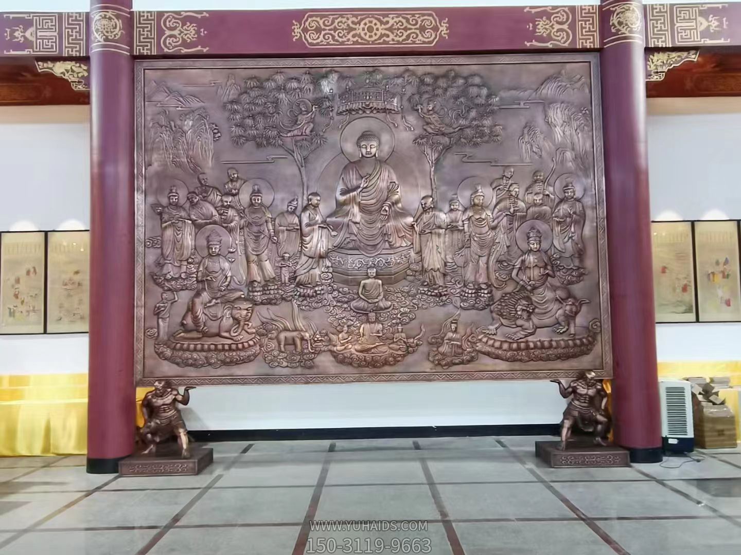 寺庙大型佛教主题文化浮雕墙博鱼网页版