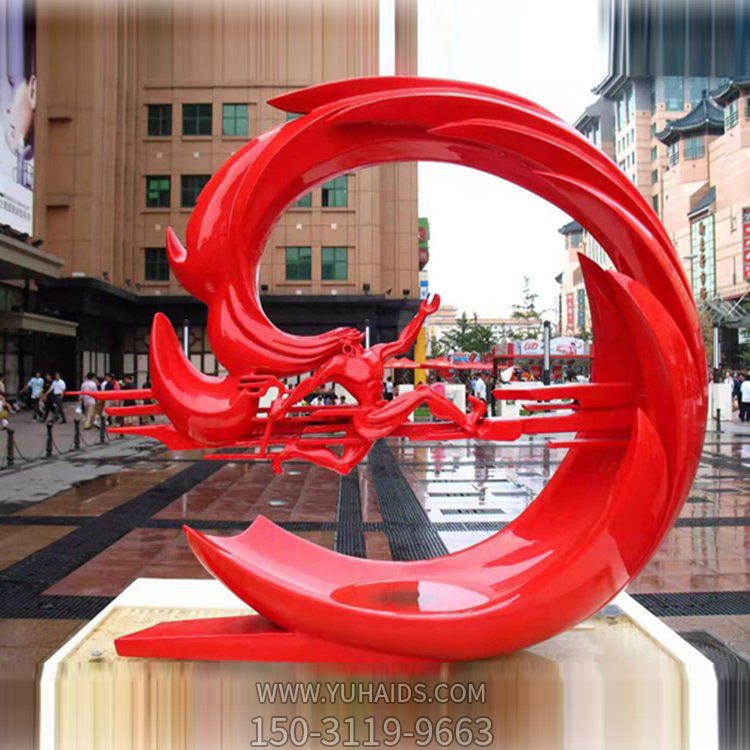 不锈钢户外园林景观创意圆环博鱼网页版