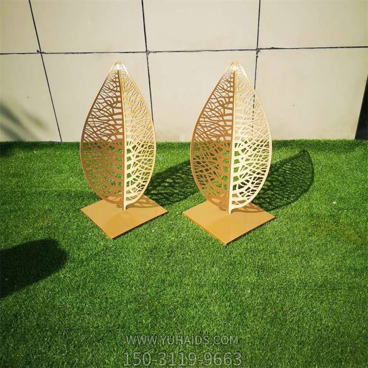 别墅房产水池绿化装饰不锈钢镂空树叶博鱼网页版