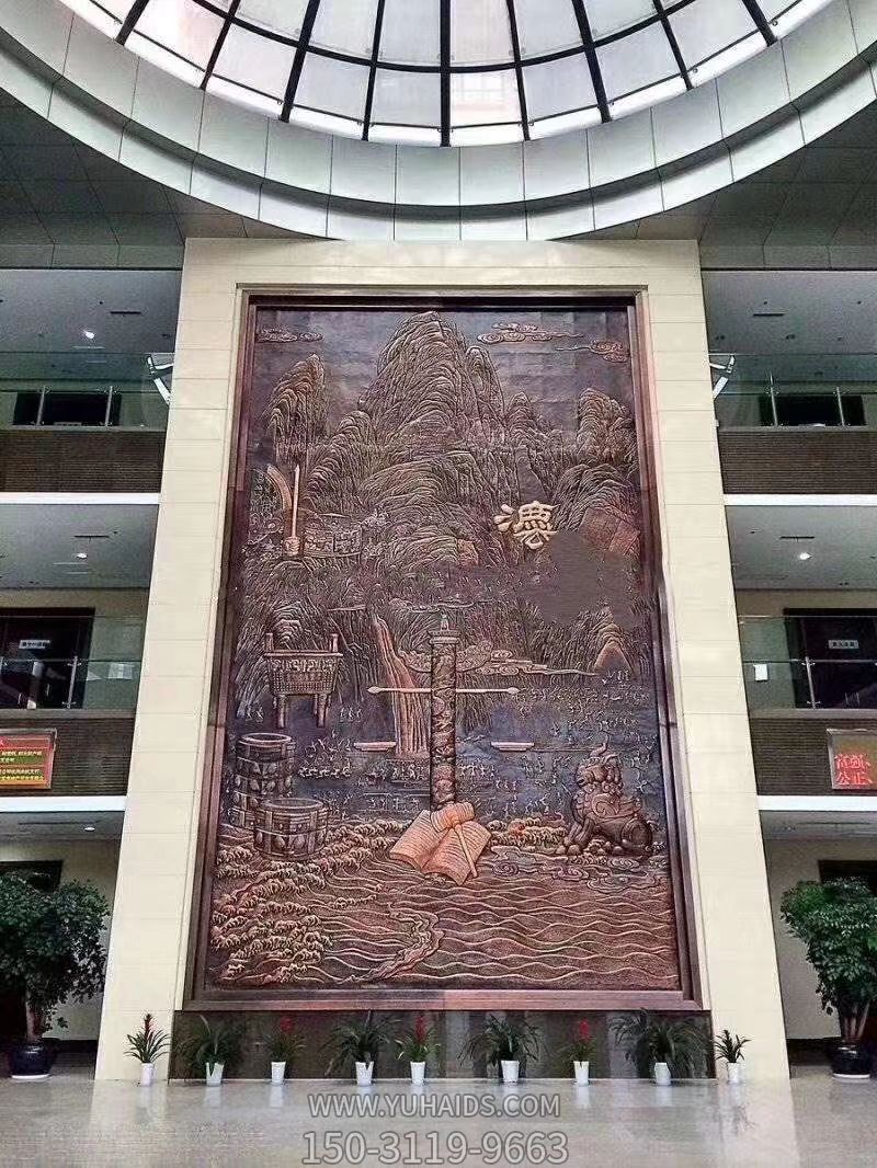 法院法制主题铜浮雕画博鱼网页版