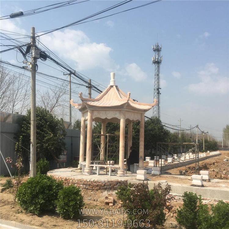 户外园林景观大理石石雕景观凉亭博鱼网页版
