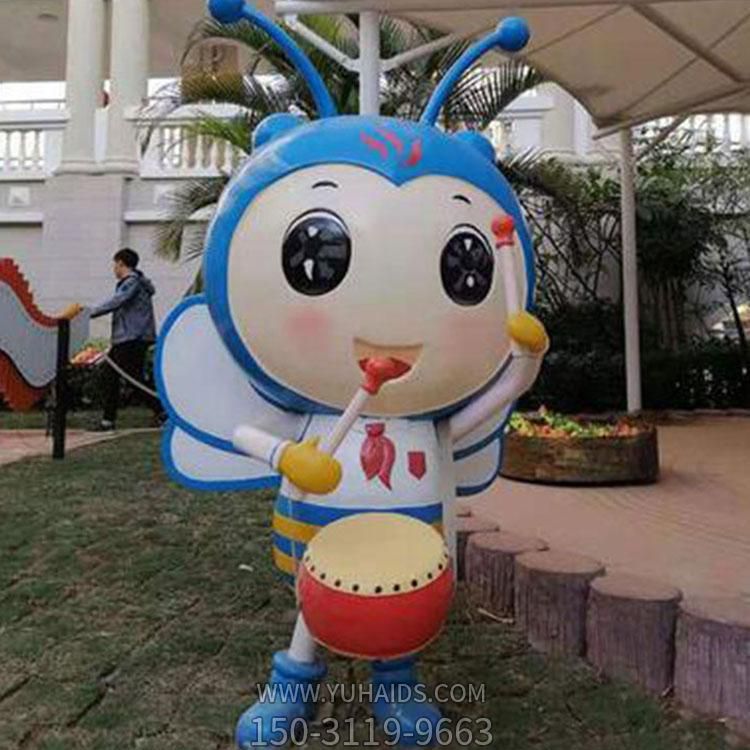 公园大型玻璃钢彩绘卡通蜜蜂博鱼网页版