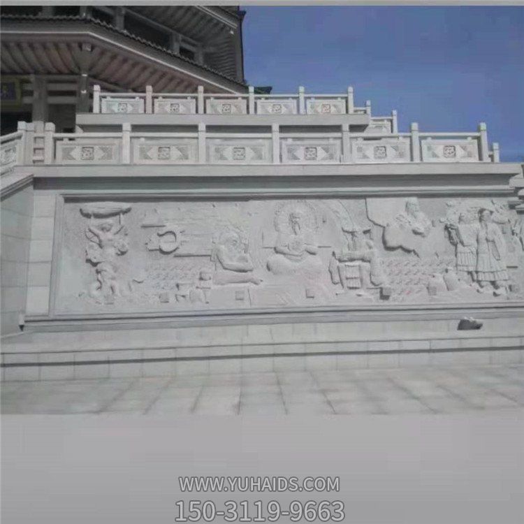 景区寺院大理石浮雕人物影壁画博鱼网页版