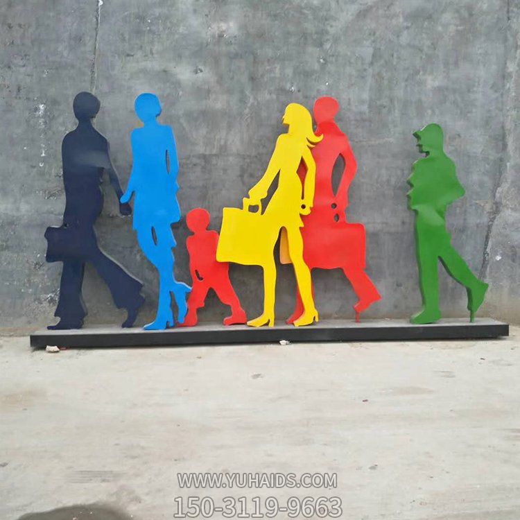 商场购物街步行街人物玻璃钢博鱼网页版  公园装饰摆件