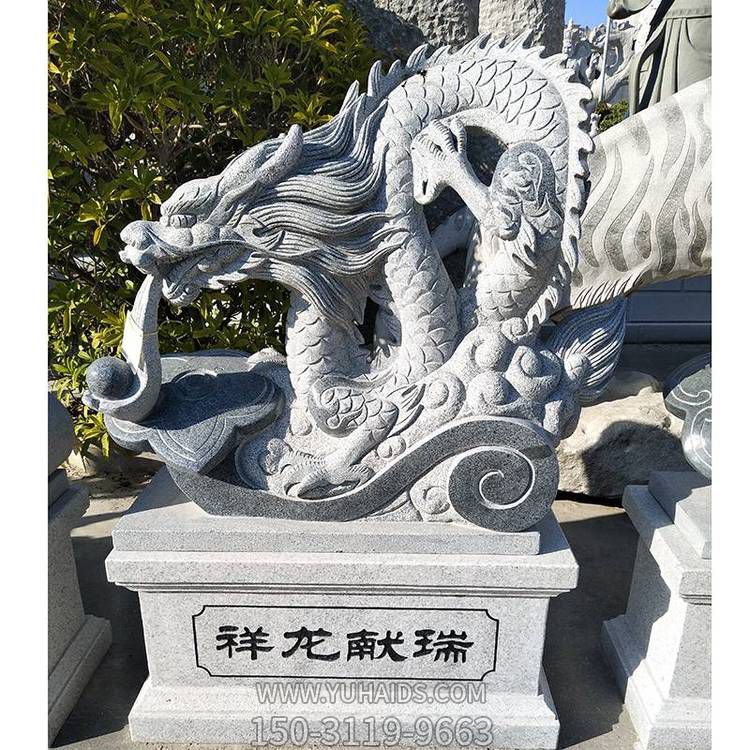 景区摆放石材十二生肖属相 石雕户外园林动物博鱼网页版