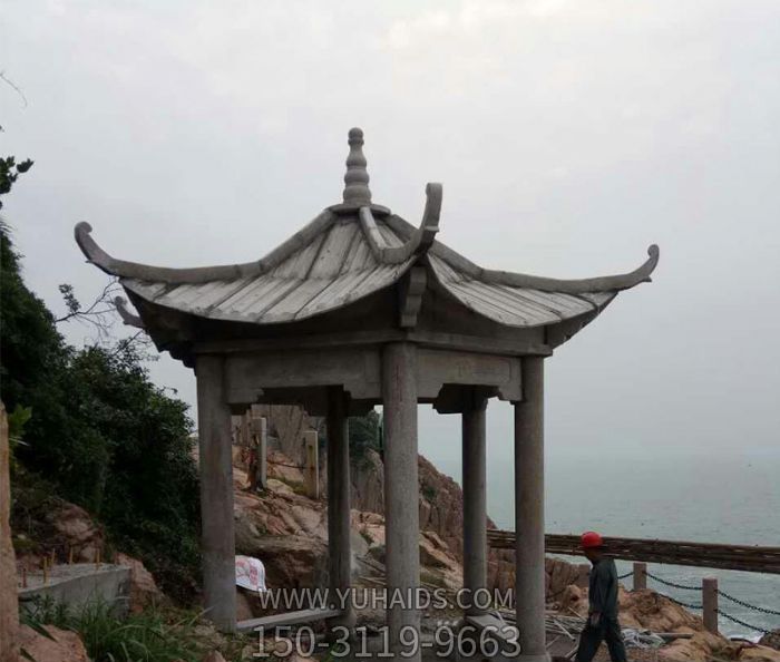 海边观景区摆放简易休息凉亭博鱼网页版