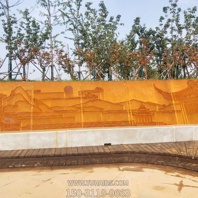 户外景区大型不锈钢浮雕影壁博鱼网页版