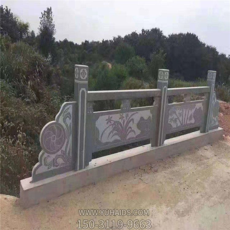 户外河道大理石石雕围栏博鱼网页版