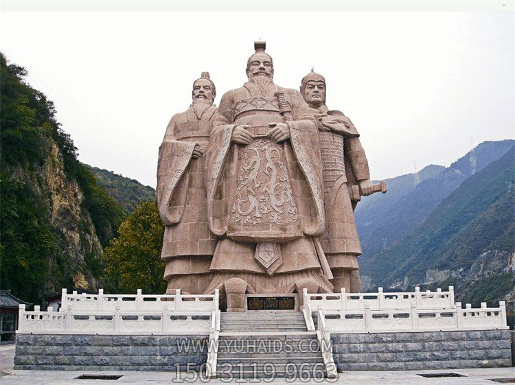 广场园林摆放各种石雕人物门墩景观博鱼网页版