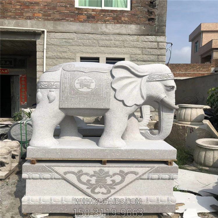 青石大理石石雕园林大型镇宅大象博鱼网页版
