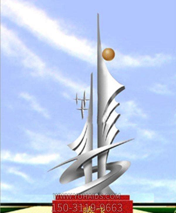 不锈钢镜面城市抽象腾飞博鱼网页版