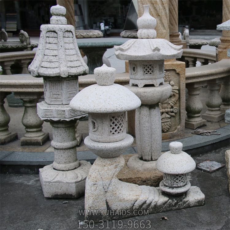 庭院景观石灯笼艺术设计几何石雕工艺品摆件博鱼网页版