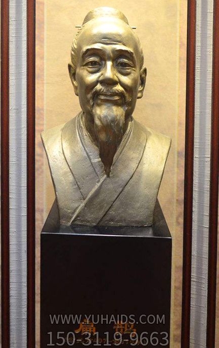 名医半身铜雕胸像景区扁鹊博鱼网页版