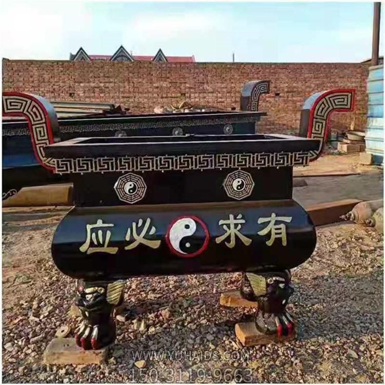 寺院户外摆放铸铁长形大型香炉祠堂道观用品博鱼网页版