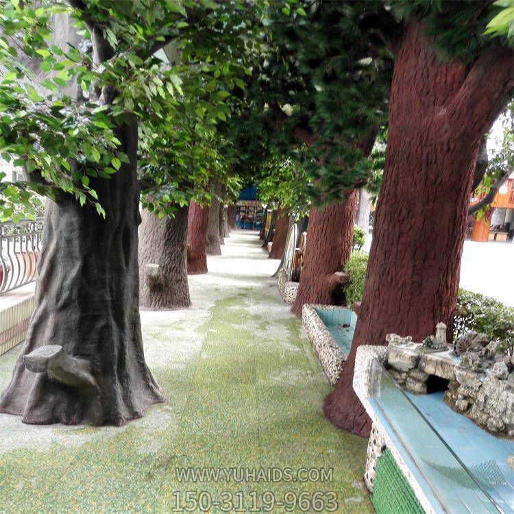 户外园林景区玻璃钢仿真树木景观博鱼网页版