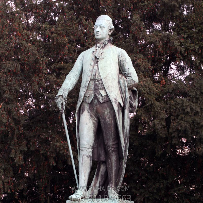 景区石雕世界名人歌德博鱼网页版