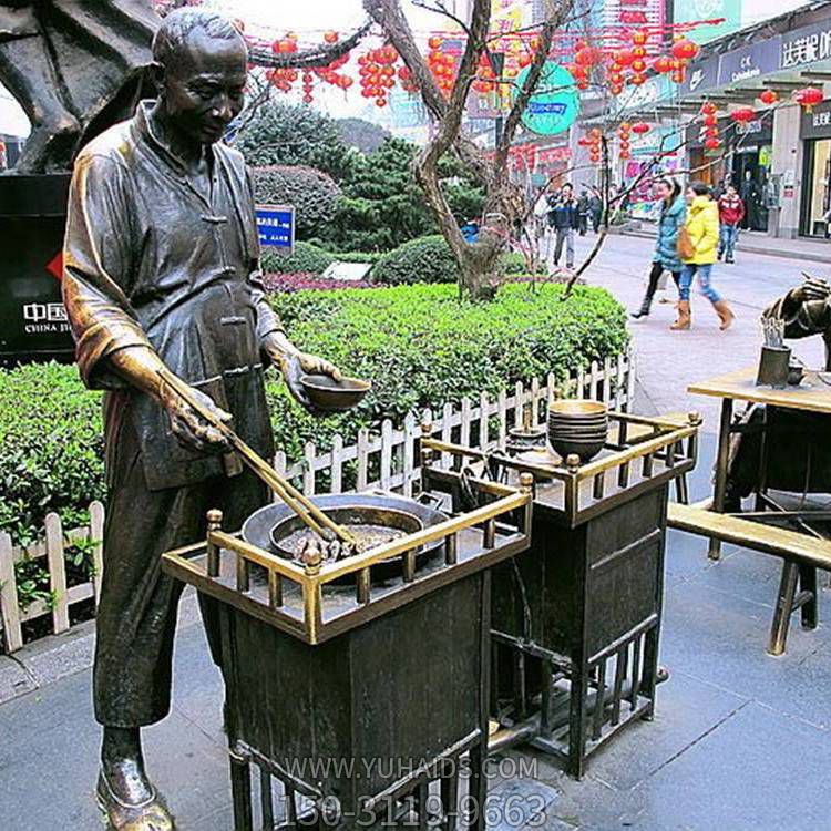 玻璃钢仿铜户外街头民俗小品人物博鱼网页版