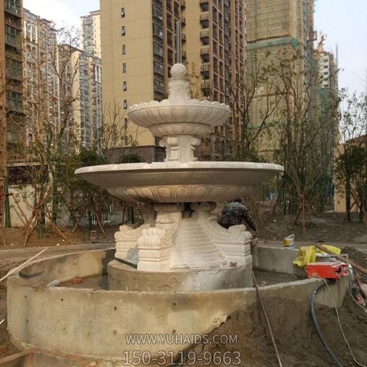 别墅小区大型欧式喷泉水景博鱼网页版