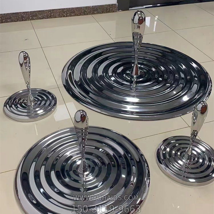 公园不锈钢创意抽象水滴落下的景观摆件博鱼网页版