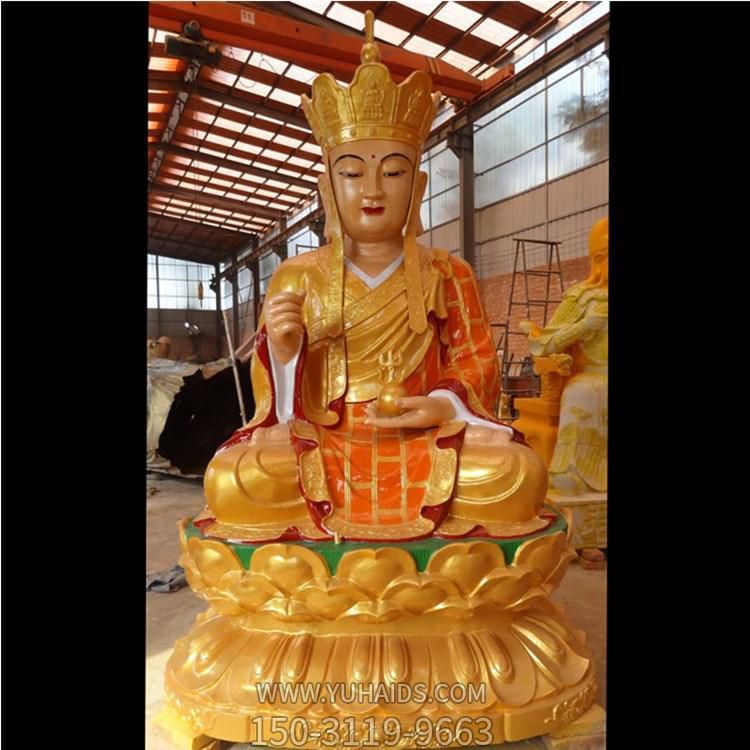 寺庙大型玻璃钢贴金地藏王博鱼网页版