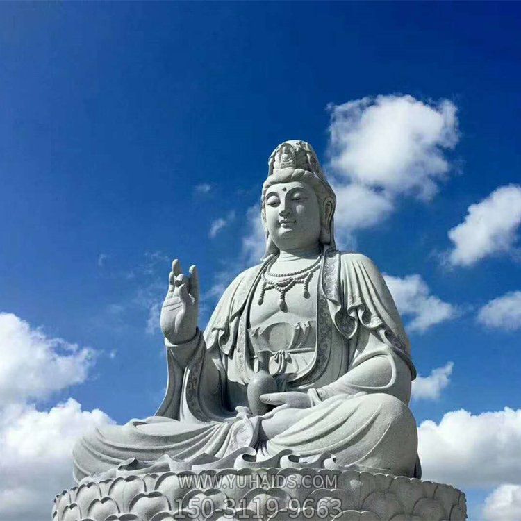 户外广场大型石雕观世音菩萨博鱼网页版