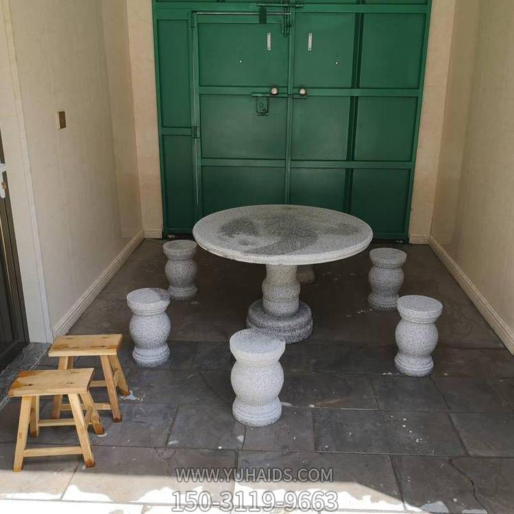 庭院公园砂石大理石石雕桌凳博鱼网页版