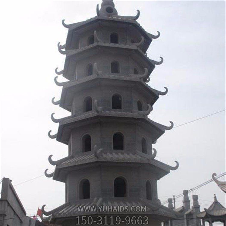 大型大理石石雕景区寺庙佛塔博鱼网页版