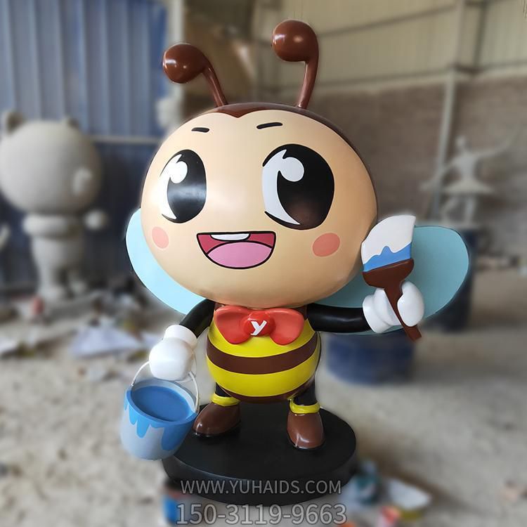 玻璃钢卡通户外园林景观蜜蜂博鱼网页版