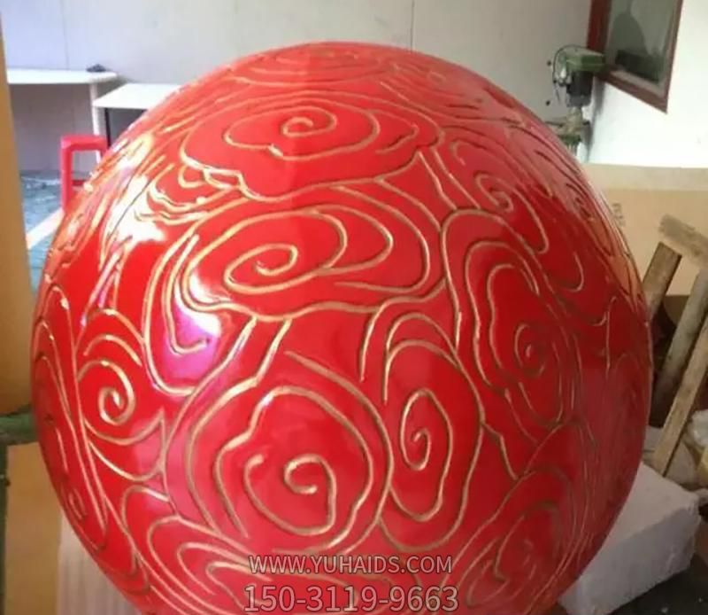 室内玻璃钢装饰品红色美陈摆件博鱼网页版