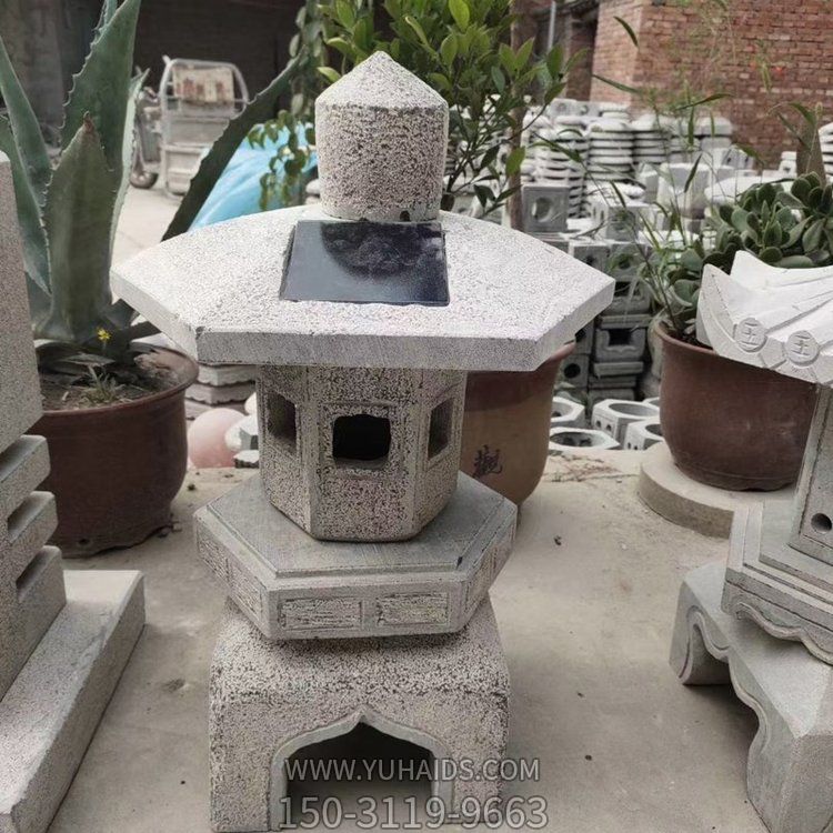 庭院装饰砂岩雕刻日式太阳能石灯博鱼网页版