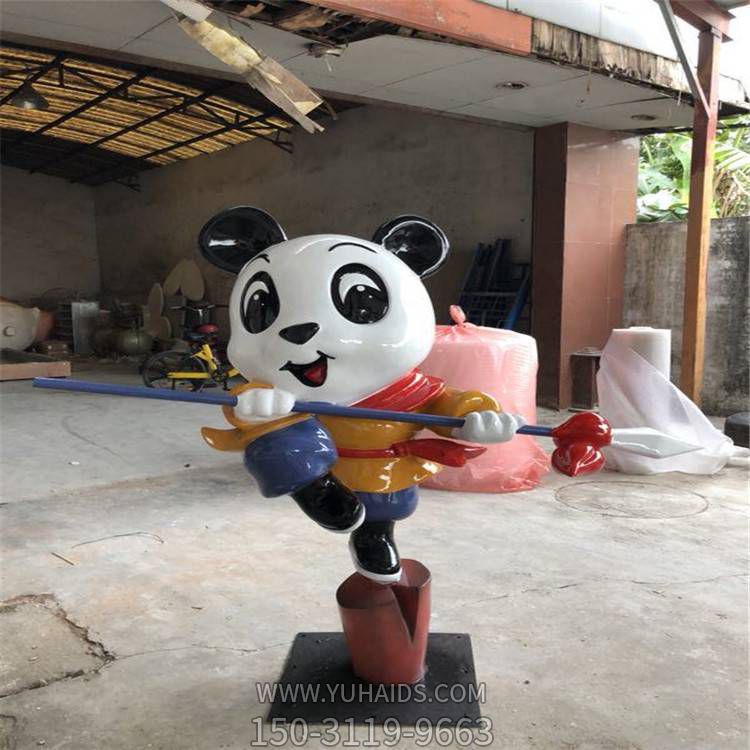 商场饭店美陈摆件卡通熊猫博鱼网页版